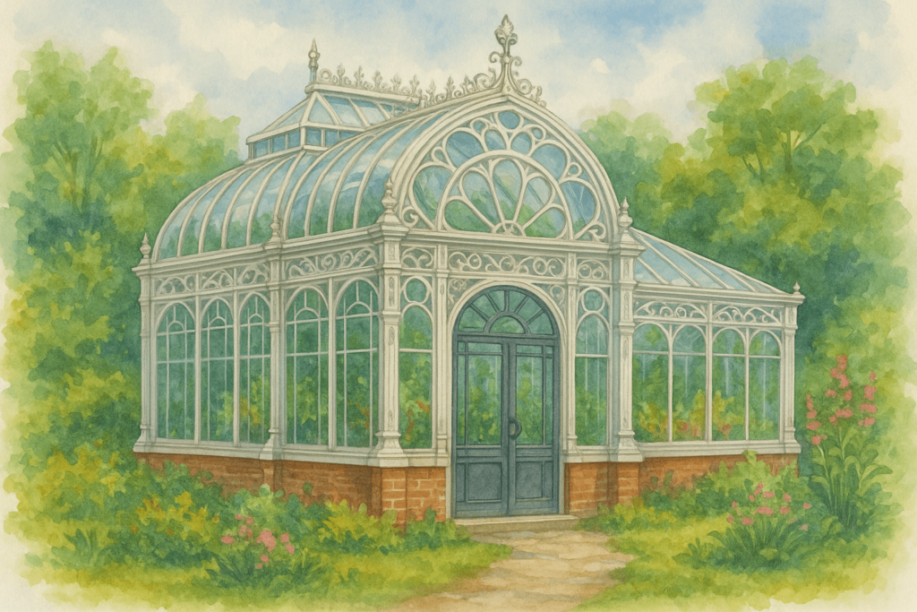 La serre de jardin victorienne
